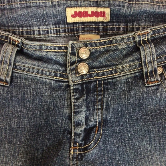 Jou Jou Boot Cut Medium Wash Blue Denim Jeans - Size 9/10 - Picture 7 of 10